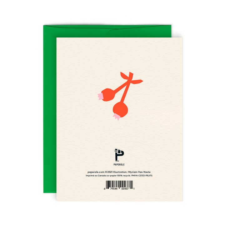 Paperole - Wholesale Everyday Greeting Card - FRUITS — Greeting card1