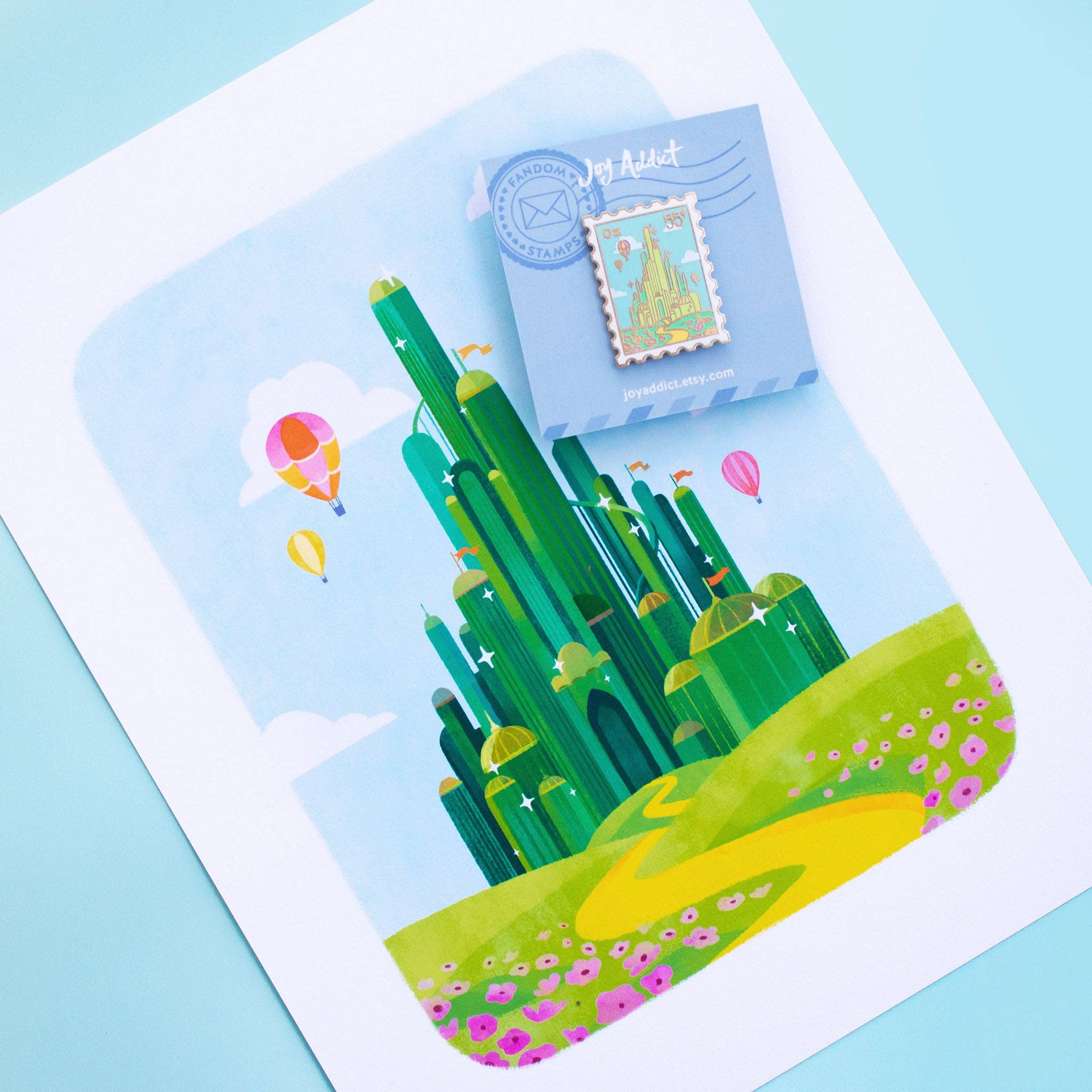 Joy Addict - Wholesale Lapel Pin/Button - Oz Enamel Pin3