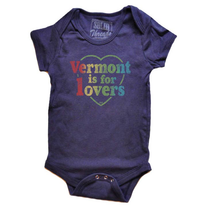 Baby Vermont är för älskare Onesie för wholesale av Solid Threads