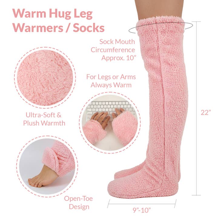 Wrapables.com - Wholesale Socks - Women's - Wrapables Fuzzy Thigh High Leg Warmer Socks16