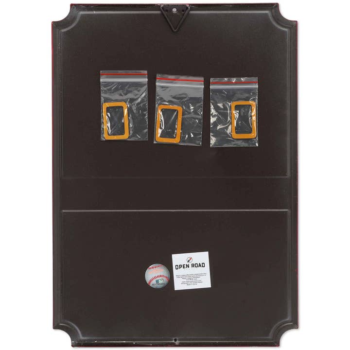 Open Road Brands, LLC - Wholesale Sign - Atlanta Braves Perpetual Calendar Metal Sign3