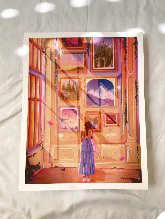 Brittany Keller Art - Wholesale Art Print - Bookish Art Museum Print 3