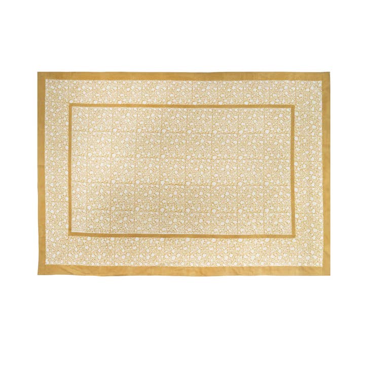 Caravan Home - Wholesale Tablecloth - Meadows Dijon Tablecloth2