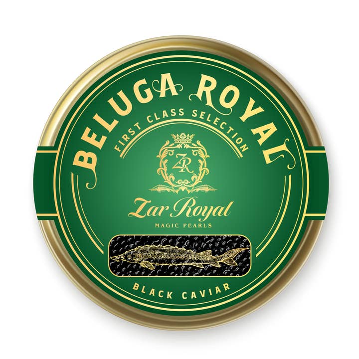 Beluga Royal caviar de esturión Beluga para venta al por mayor de „Zar Royal“