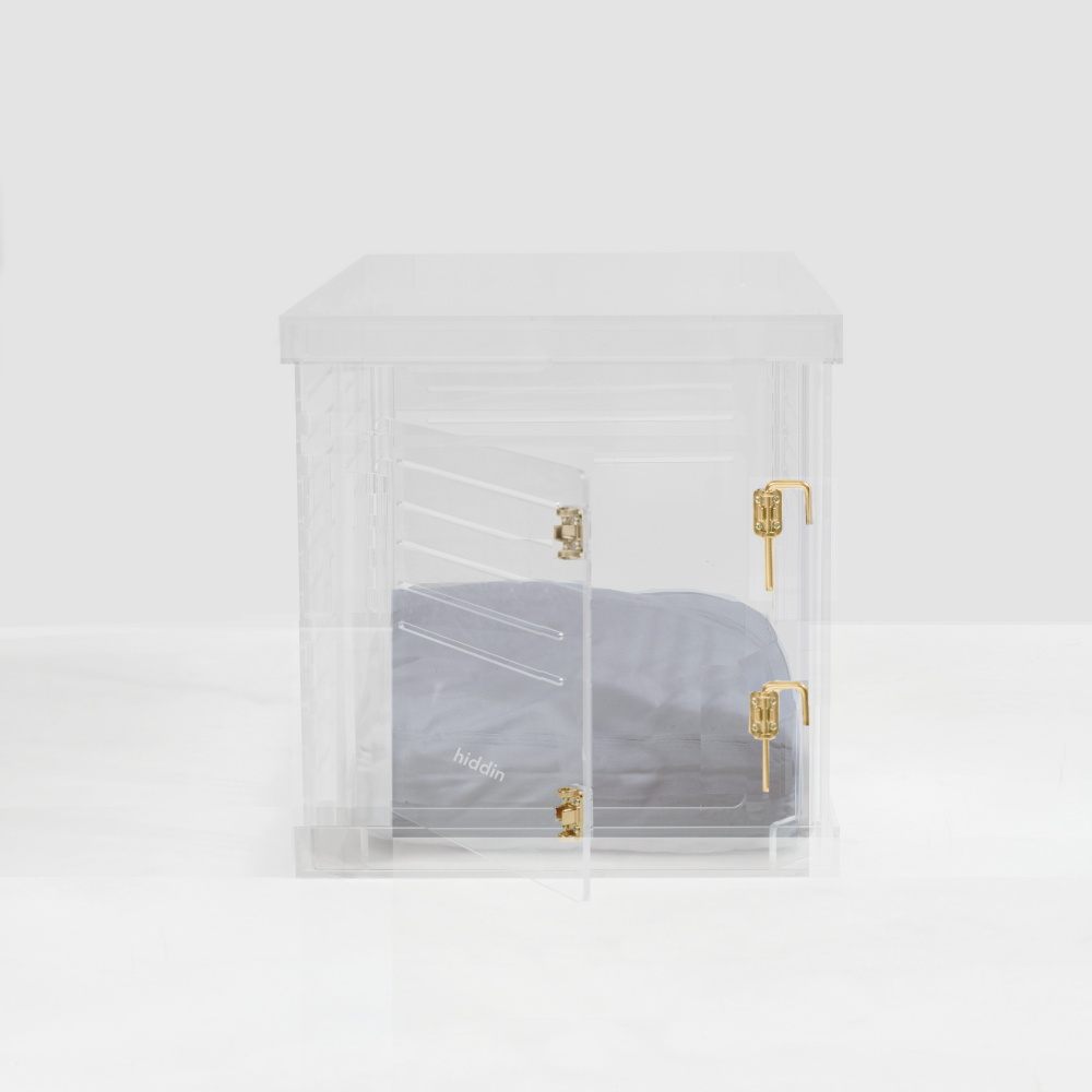 Hiddin - Wholesale Pet Carrier - Dog - Small Crate (Gold Latch)3