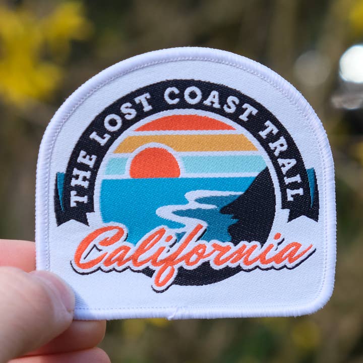 The Lost Coast Trail patch - California hiker gift badge for wholesale by Trail Memories