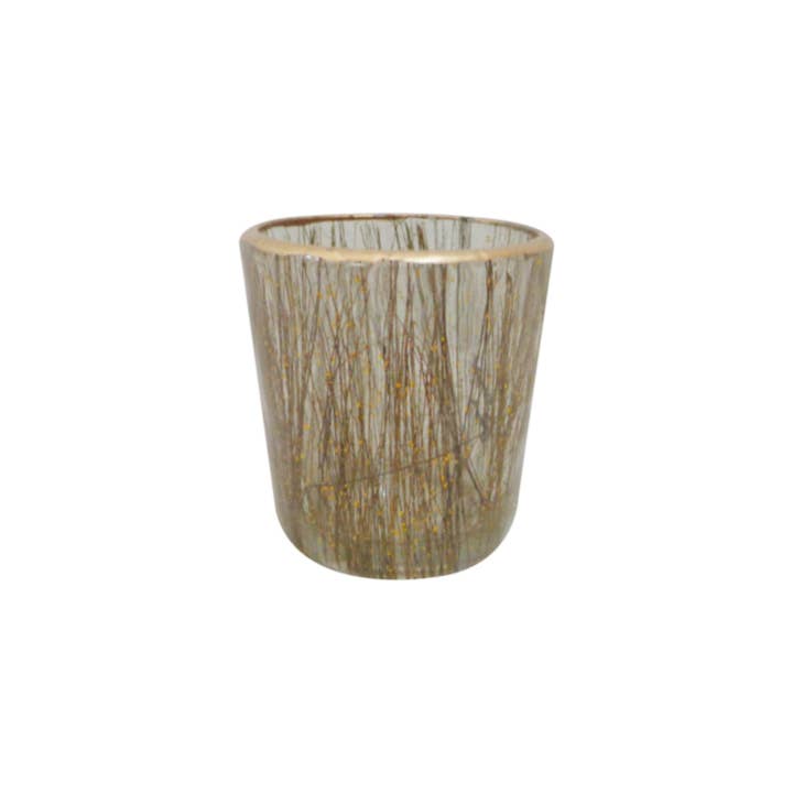Natural Sm. Glass Votive 2.75Dia- A for wholesale on Faire