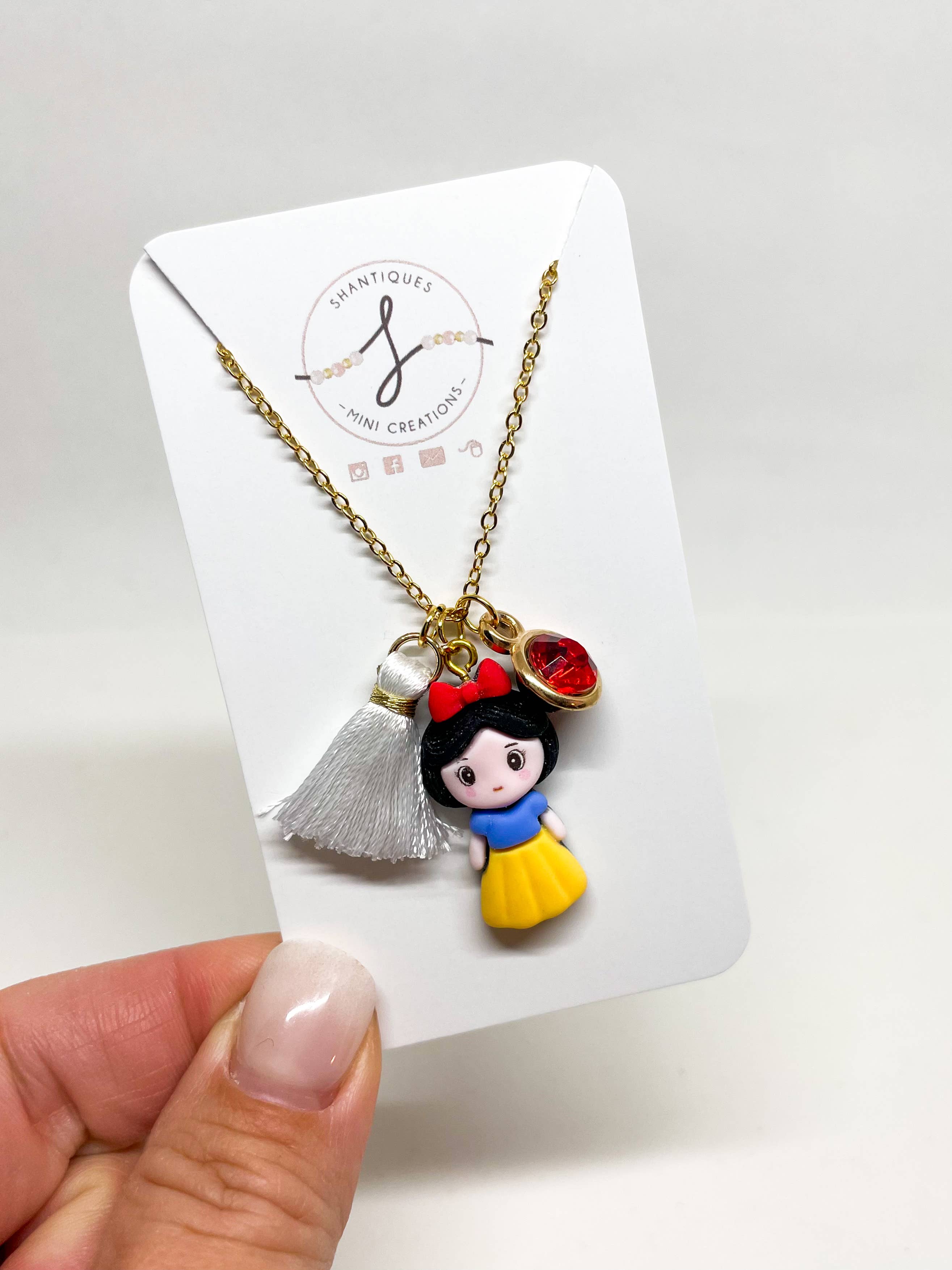 Shantiques Mini Creations - Wholesale Kids Necklace - Kids - 16" Chain Necklaces - Princess' and M Mouse3