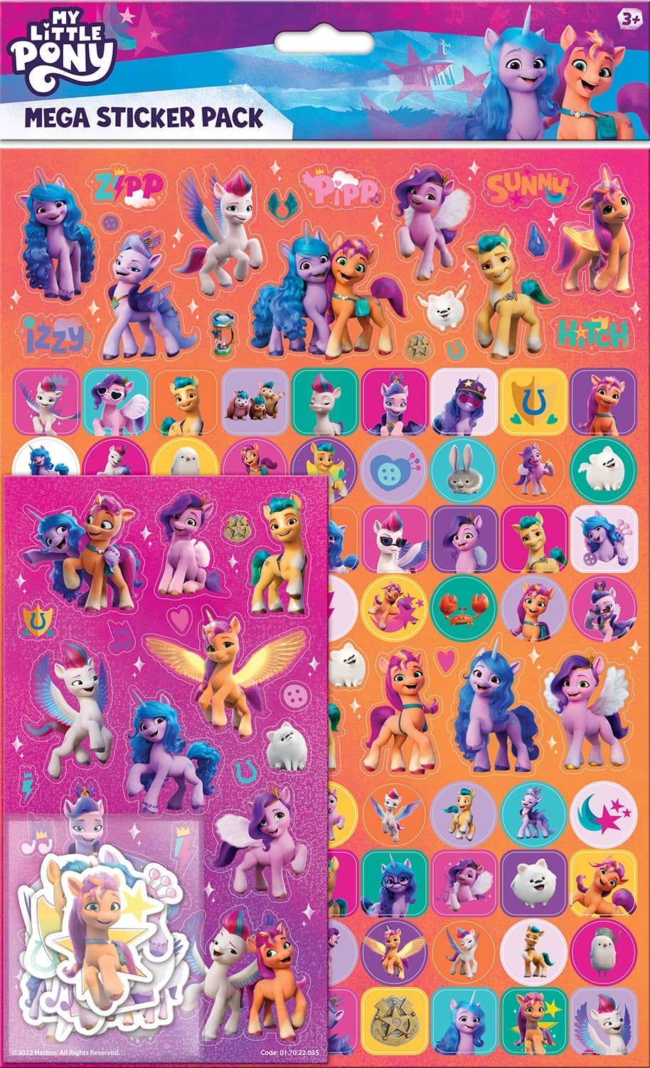 Paper Projects Ltd – wholesale Sticker – Child & baby – My Little Pony Mega Pack0