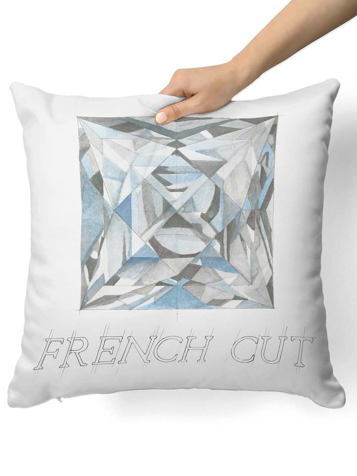 Almofada Diamante Cortada Francesa por atacado de Juler's Row