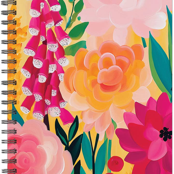 Vild trädgårdsglöd akademiskt år juli 2026 - juni 2027 3,5" x 6,5" mjukpärm veckoplanerare med spiralbindning för wholesale av Willow Creek Press & Gifts