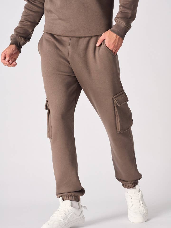 Chestnut Cargo Lomme Joggers - Brun for engroshandel hos JMOJO UK Limited