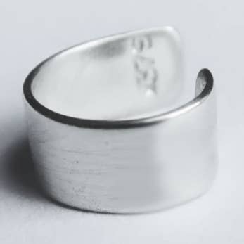 Ear Cuff Solid 925 Sterling Silver Plain 4mm for wholesale by Christina Made It