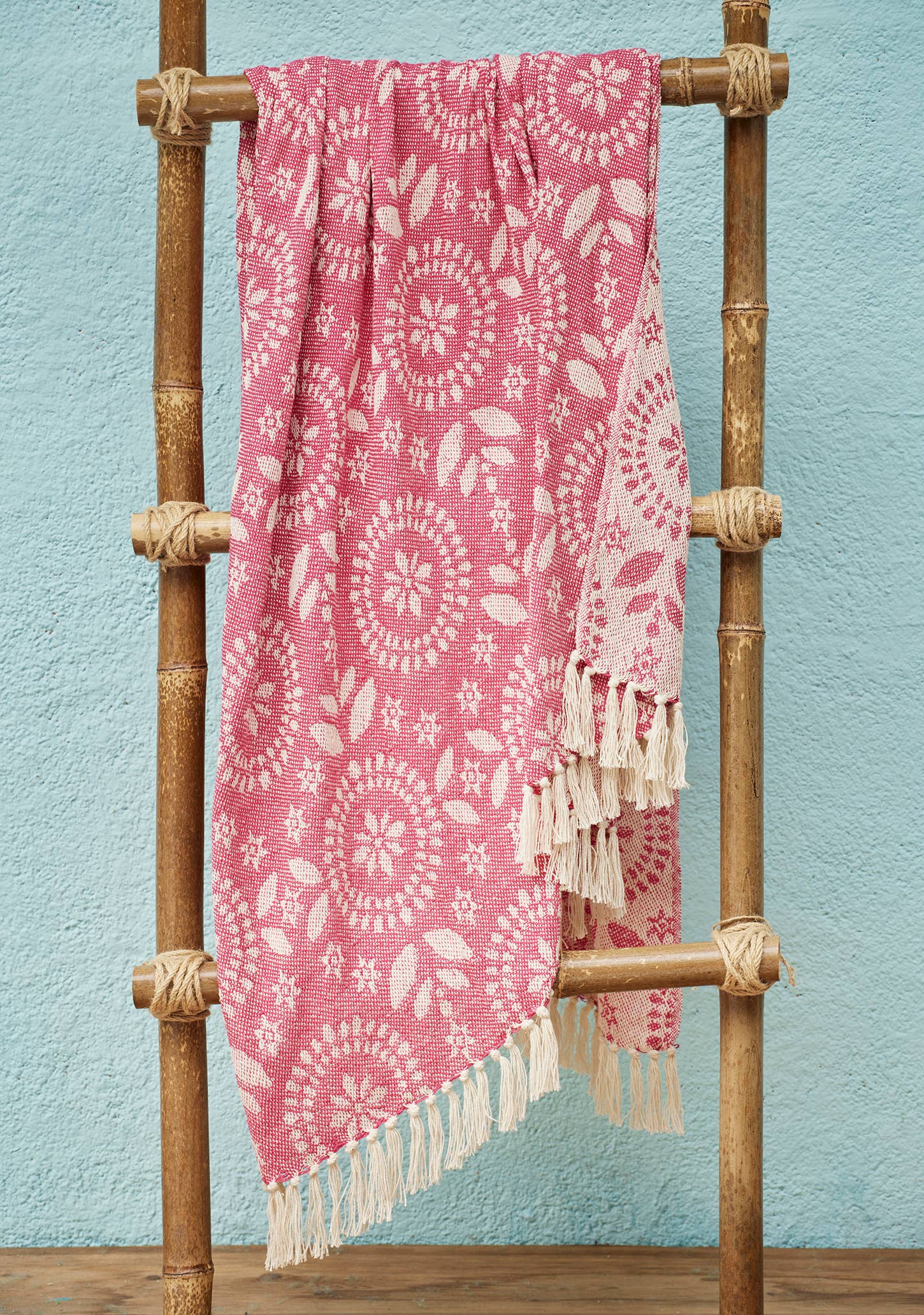 Namaste – wholesale Throw blanket – Jolly Recycled Cotton Jacquard Throw5