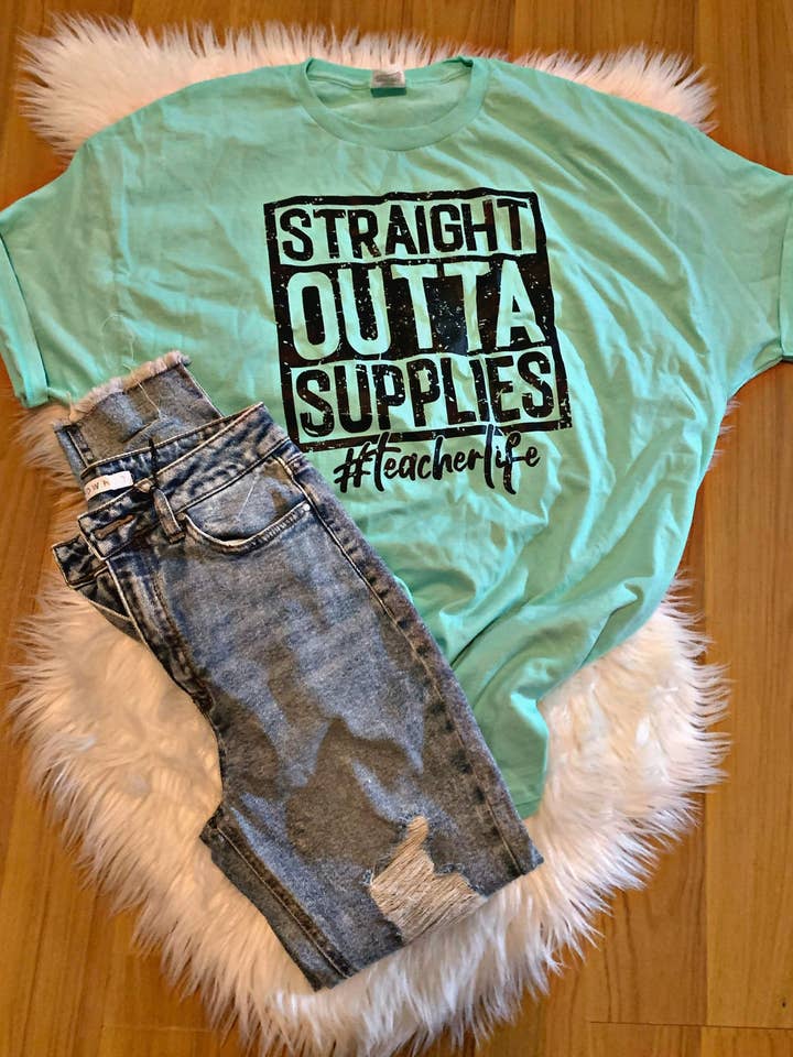 Straight Outta Supplies Tee for wholesale by Kayd-designz