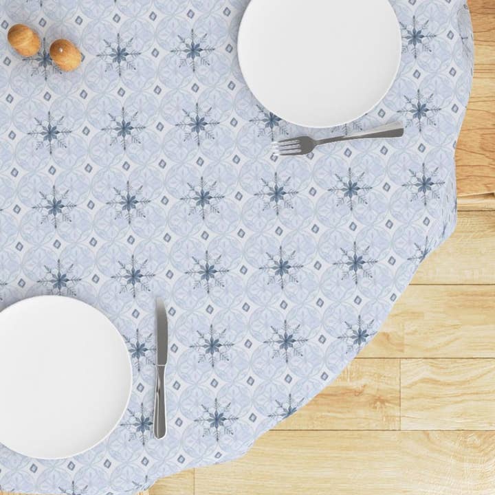 Icy Snowflake Duge for engroshandel hos Fox & Willow Design Studio