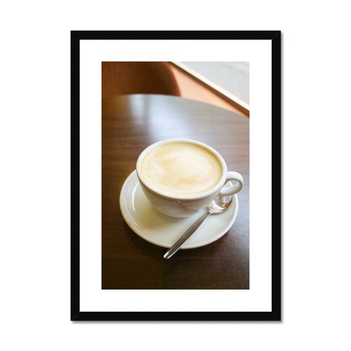 Stampa incorniciata e montata su una tazza di caffè per la vendita all'ingrosso da parte di Sorbey