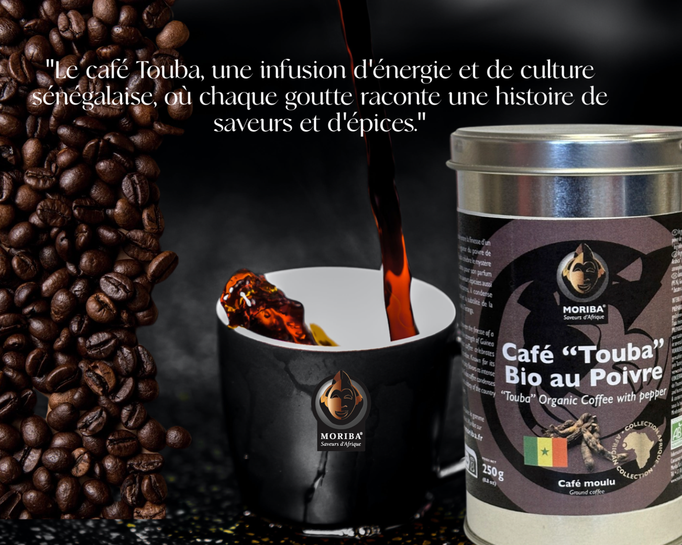 MORIBA – wholesale Snabbkaffe/-espresso – Kaffe "Touba" med ekologisk peppar3