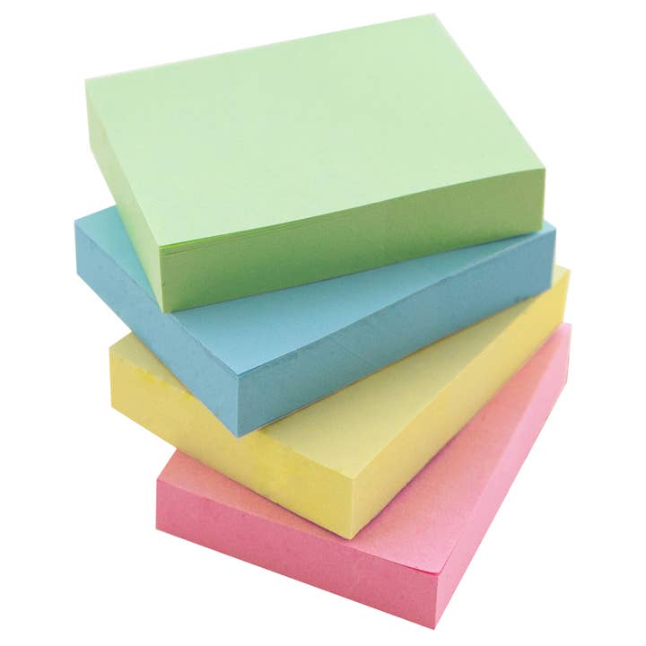 Sticky Notes 1.5" X 2" 100 Ct. (4/Pack) for wholesale by BAZIC Products