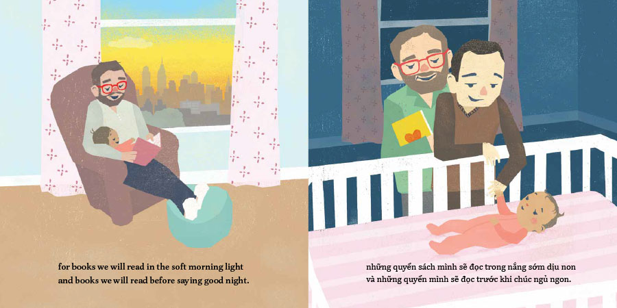 Lee & Low Books Inc – wholesale Preschool Book (3-5) – I'll Build You a Bookcase (Vietnamese-English edition)1