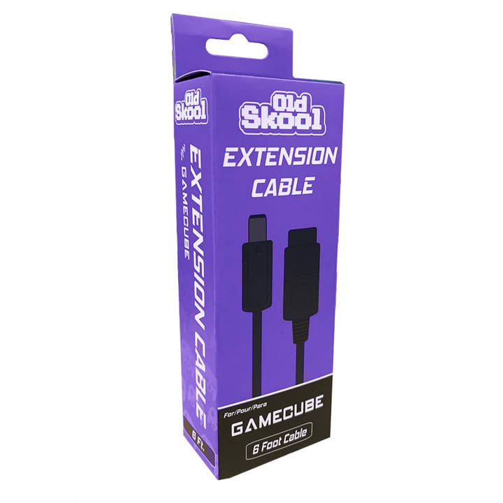 Black GameCube Extension Cable for wholesale on Faire