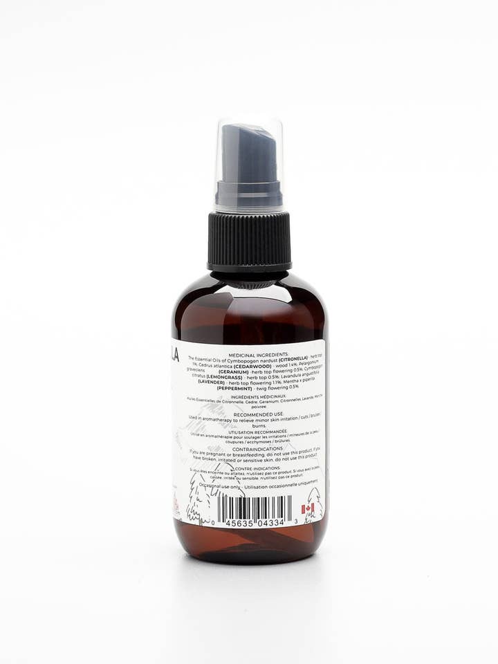 Citronella Spray - All Natural Safe for babies and dogs for wholesale by Cleopatra Aromatherapy & Luxury Skin Care
