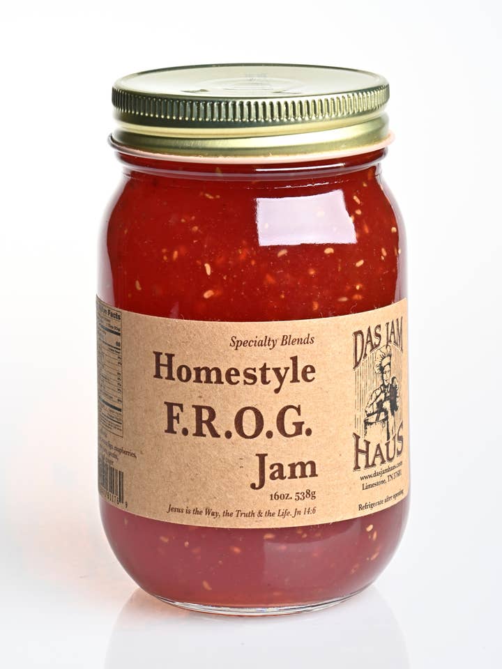 Confiture F.R.O.G. pour la vente par Das Jam Haus