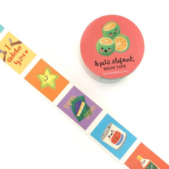 Le Petit Elefant - Wholesale Washi Tape - Filipino Food Stamp Washi Tape - version 22