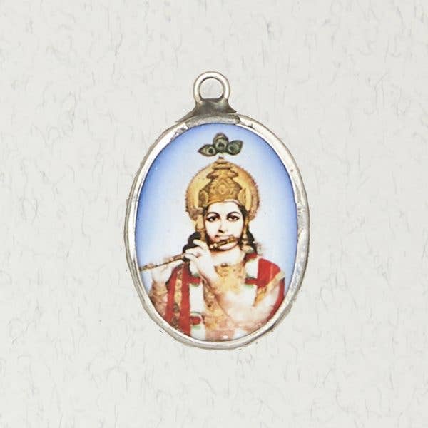 Nirvana LLC - Wholesale Individual Charm/Pendant - Hindu Ceramic Pendant Necklace - Krishna0