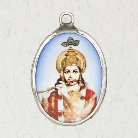 Nirvana LLC - Wholesale Individual Charm/Pendant - Hindu Ceramic Pendant Necklace - Krishna0