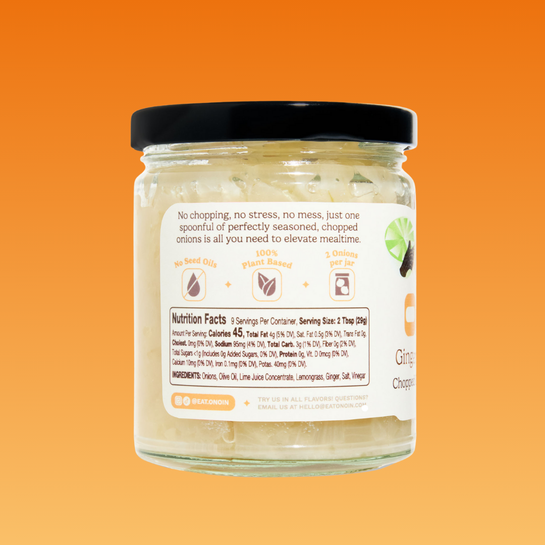 ONOIN - Wholesale Relish - Ginger Lemongrass Chopped Onions - Gourmet Condiment & Sauce2