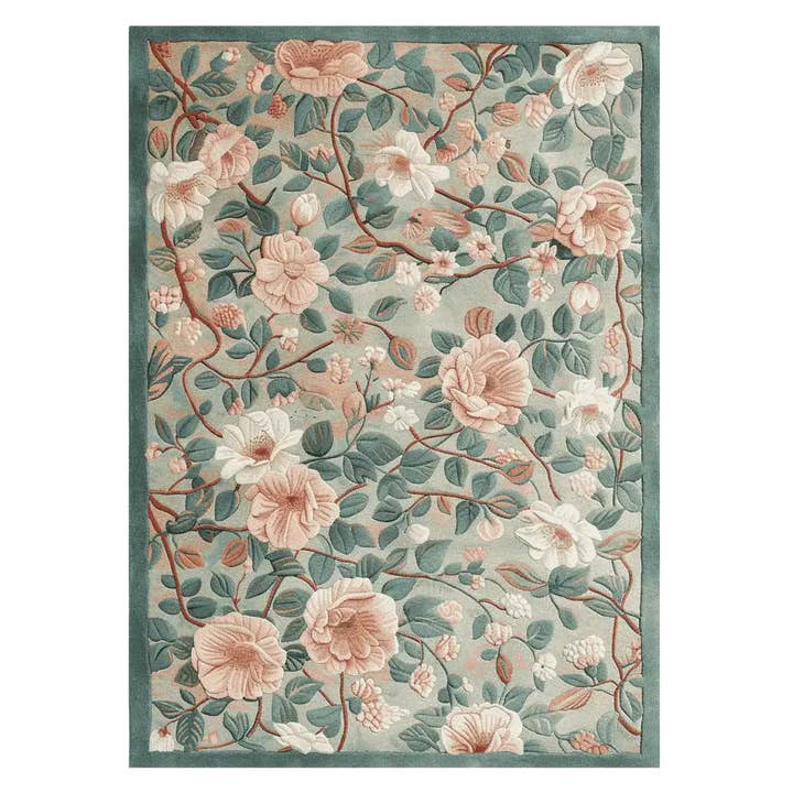 Wandering Bloom Trail Hand Tufted Rug for wholesale by Maia Homes