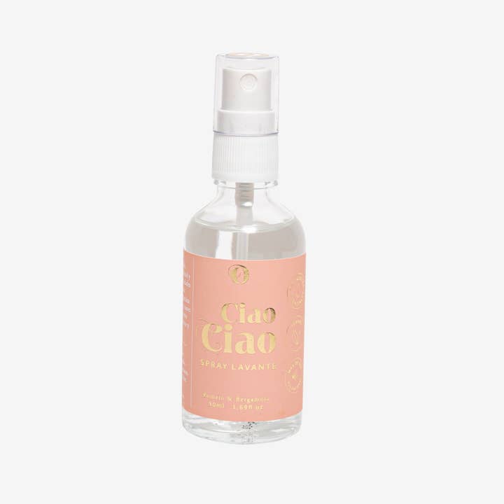 The Singular Olivia - Wholesale Hand Sanitizer - The Singular Olivia: Hydroalcoholic Spray Ciao Ciao (50ml) - 20% discount1