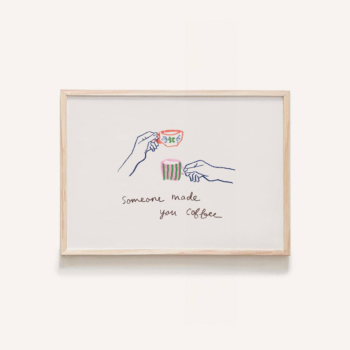 Phthalo Ruth - Wholesale Art Print - Someone Made Coffee Mini Art Print