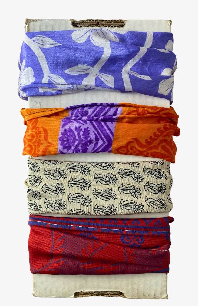 Ganesh Himal Trading - Wholesale Fashion Headband - Women's - Vintage Sari Headband2