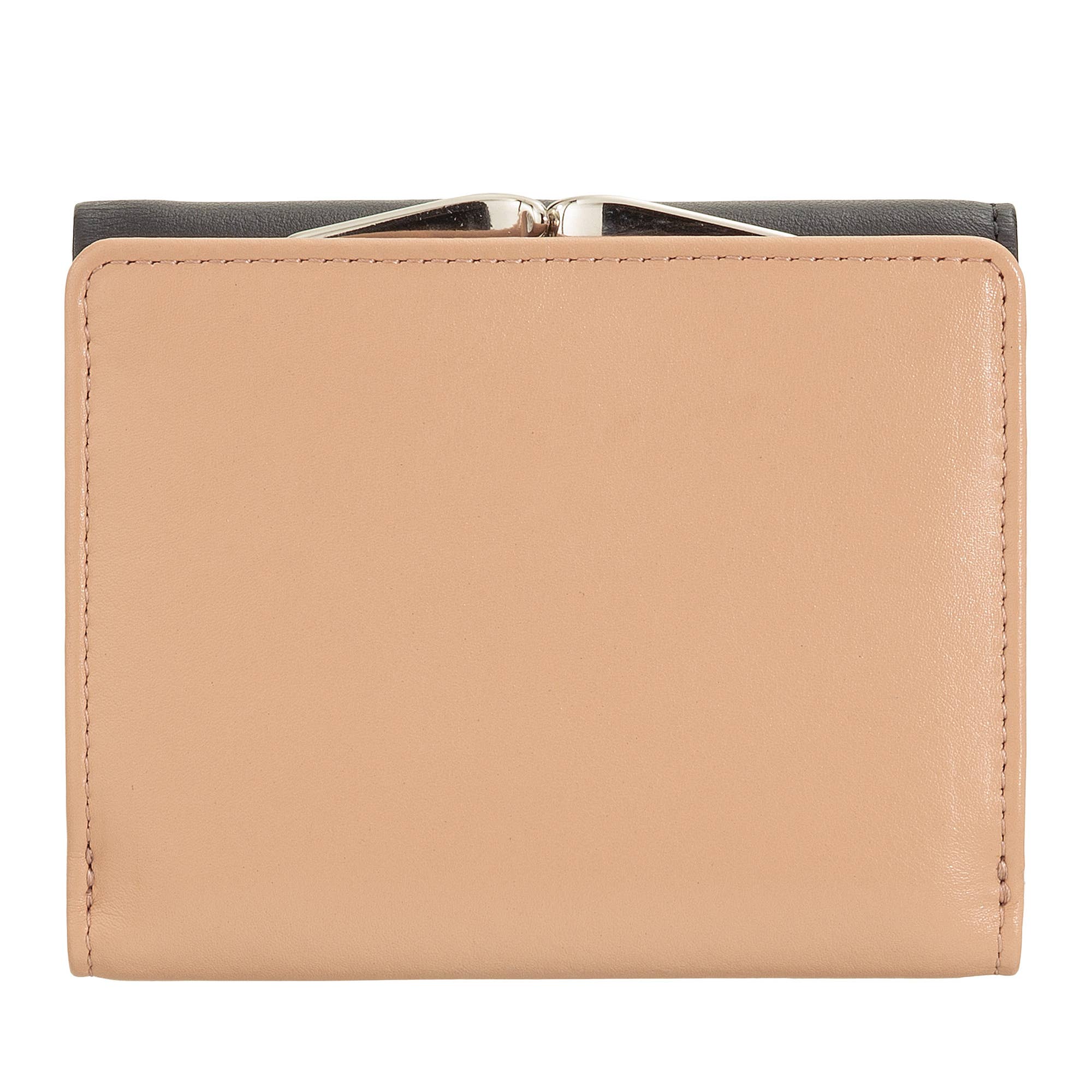 dudu – Engroshandel Tegnebog - Dame – Dudu Dame Læder Kompakt Pung Clic Clac Sort2