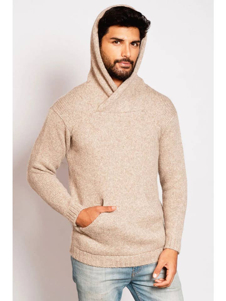 Alpaca Collections - Wholesale Hoodie - Men's - Brian Alpaca Hoodie4