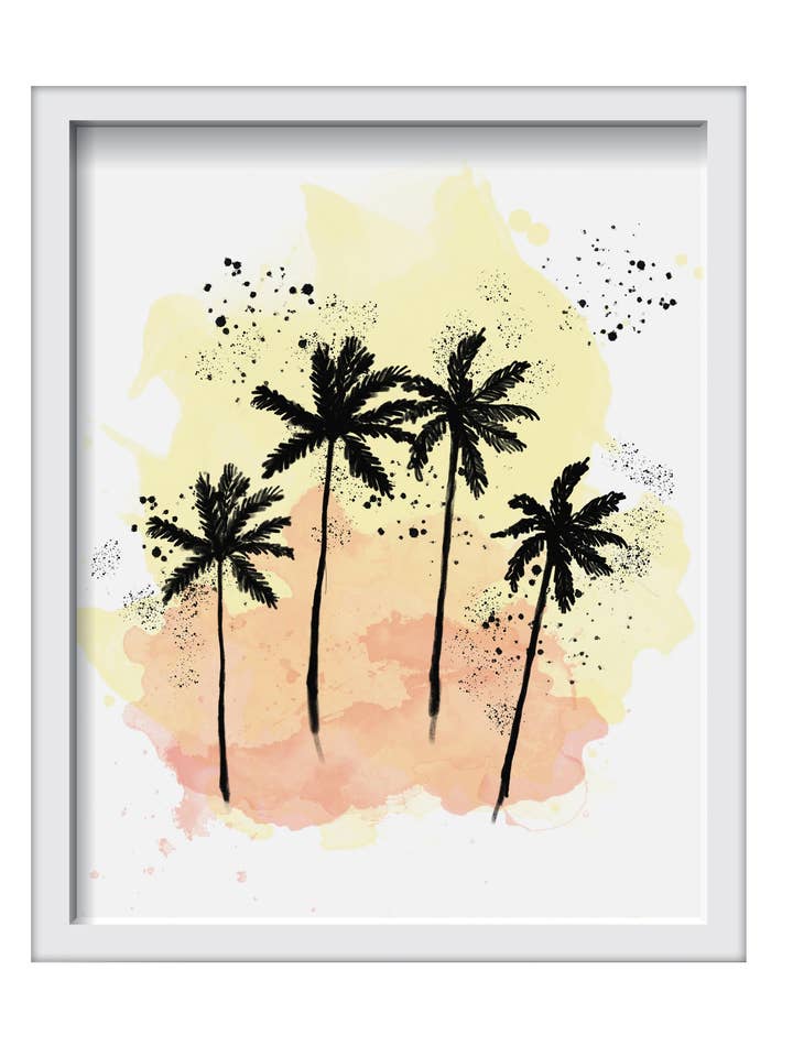 Impression d'art de palmiers pour la vente par Alison Gordon Studio