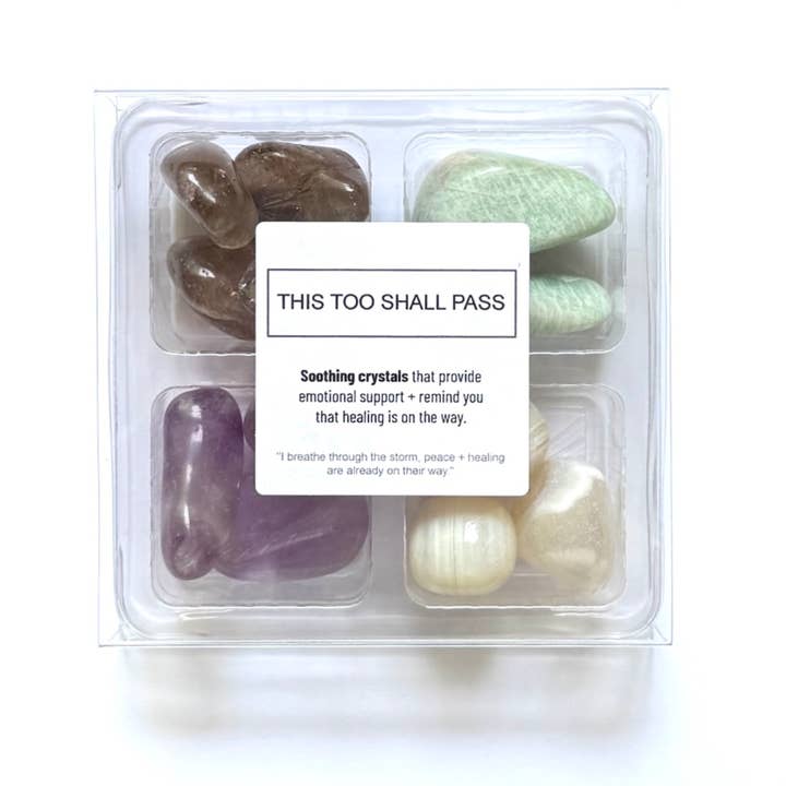 THIS TOO SHALL PASS Rox Box crystal set gemstones for wholesale by Crystal Grids