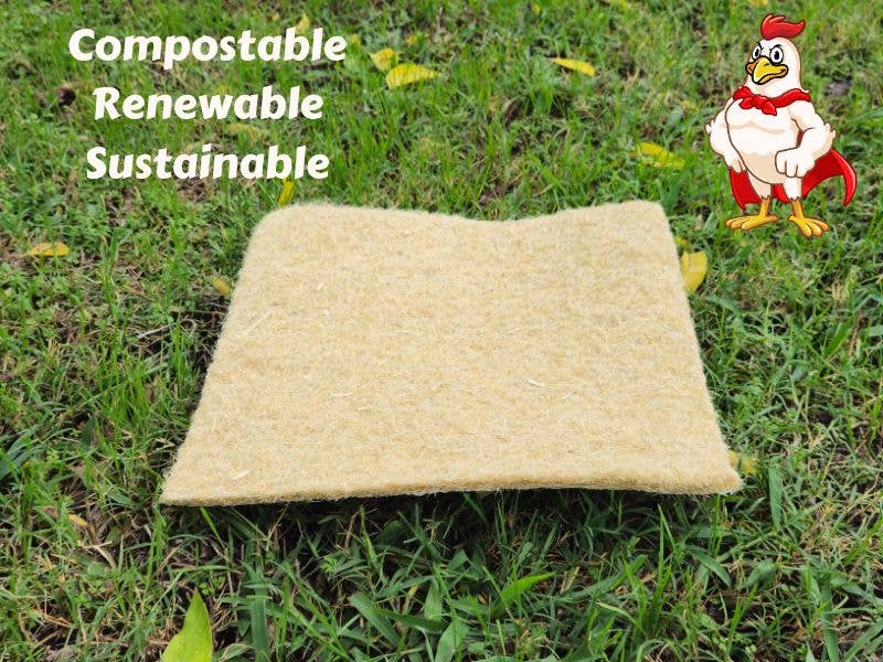 My Favorite Chicken - Wholesale Pet Bed - Cat/Dog - Hemp Fiber Laying Hen Nest Pads, Poultry Nesting Box Liners4