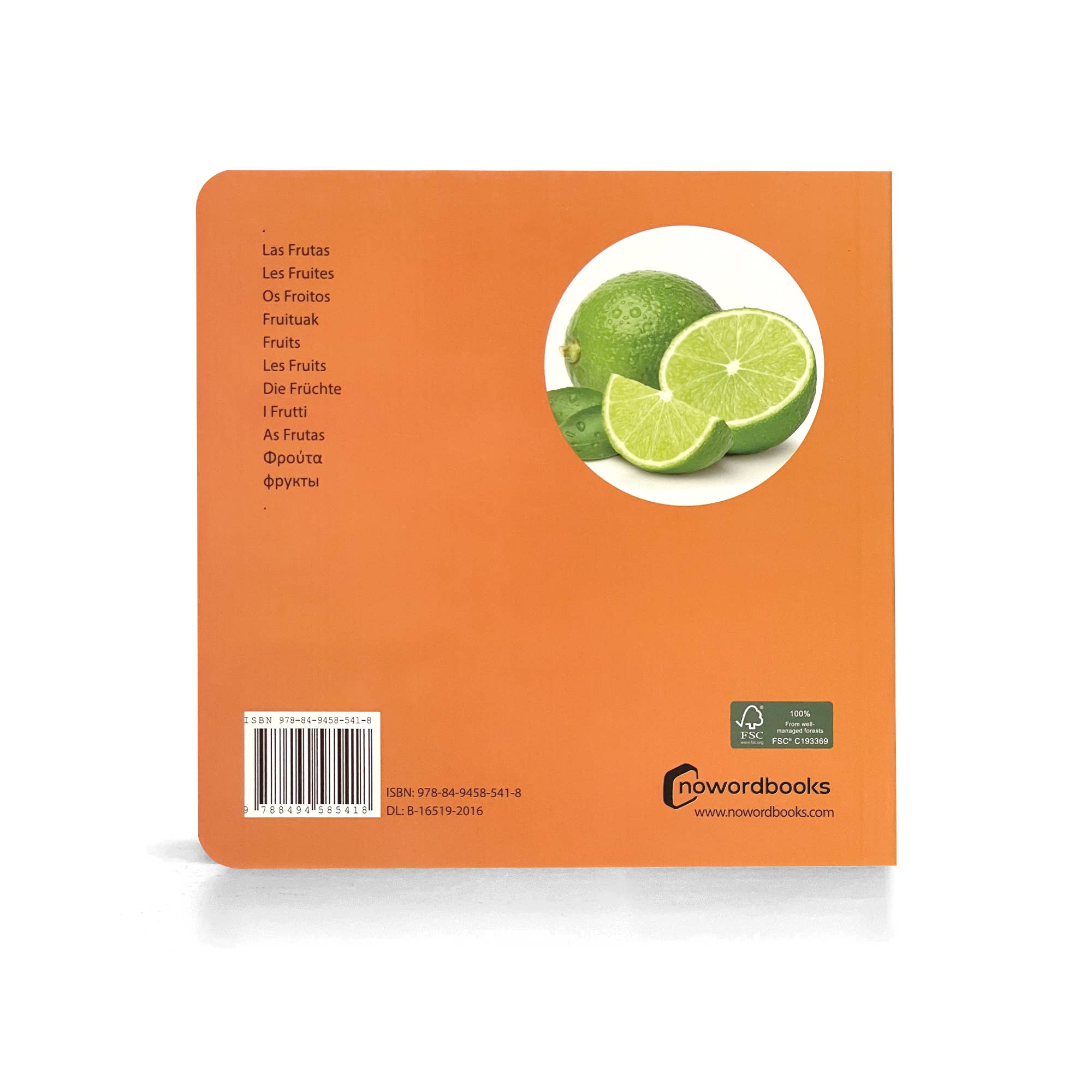 Nowordbooks - Wholesale Baby & Toddler Book (0-2) - Fruits - Wordless Photo Book NWB0052