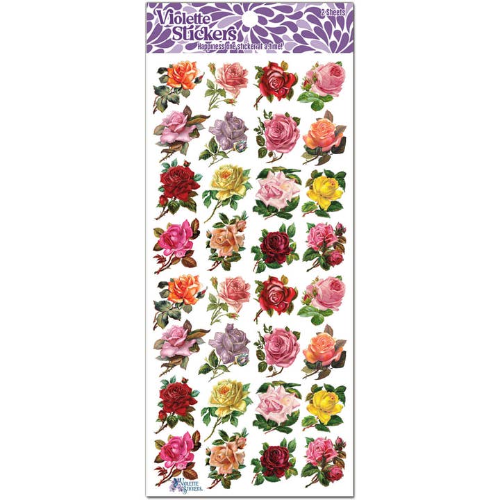 Violette Stickers - Venta al por mayor Pegatina - Pegatinas Mini Rosa C12