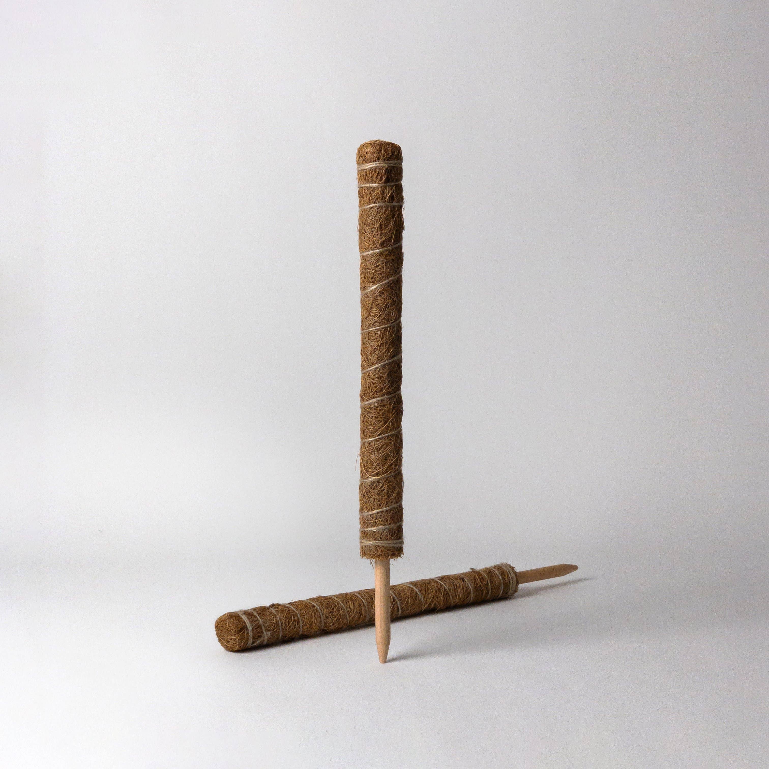 Kanso Designs - Wholesale Garden Tool - Two Pack | Coco Coir Pole for Plant Support (Small)