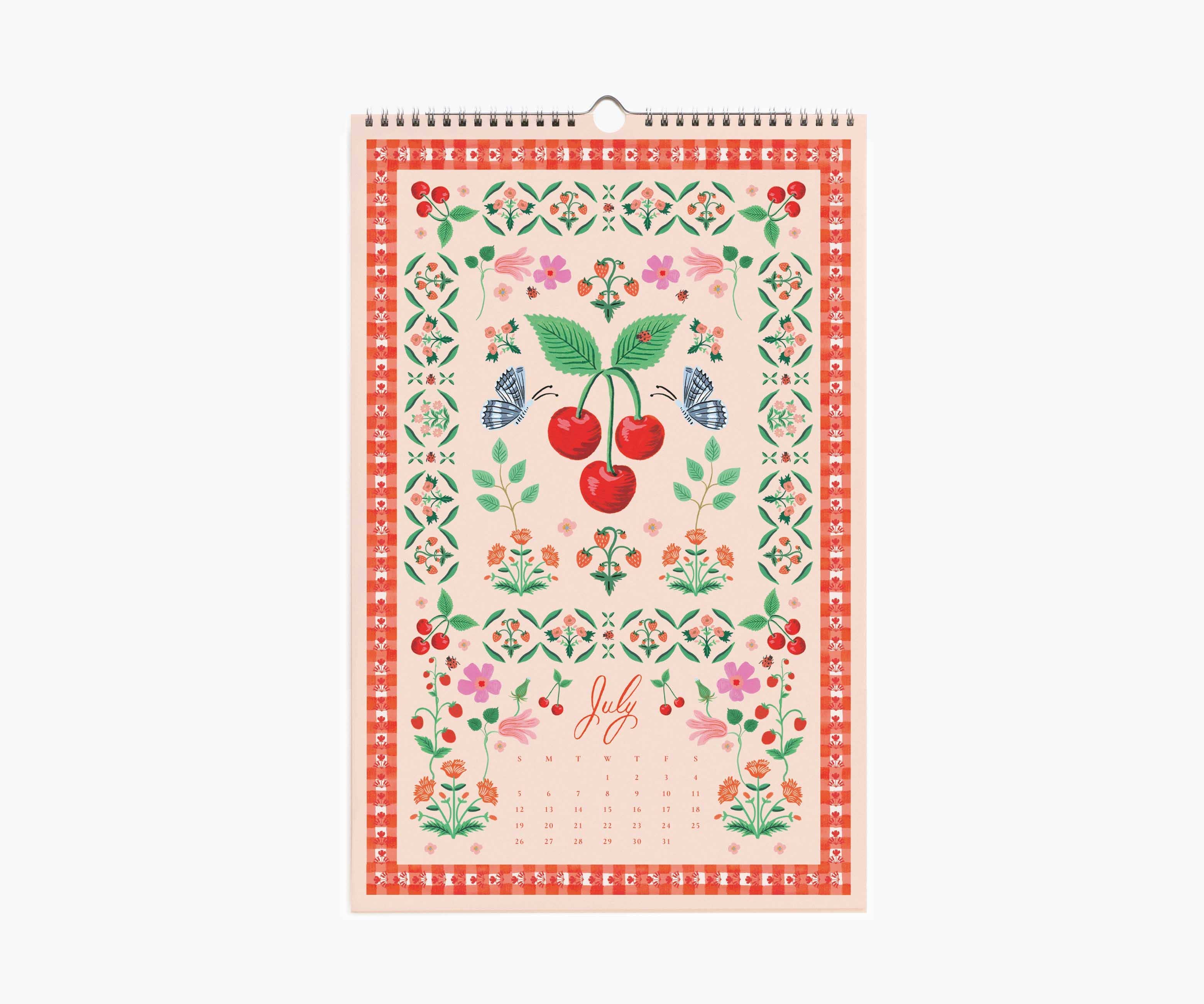Rifle Paper Co - Wholesale Calendar - 2026 Flora Wall Calendar7