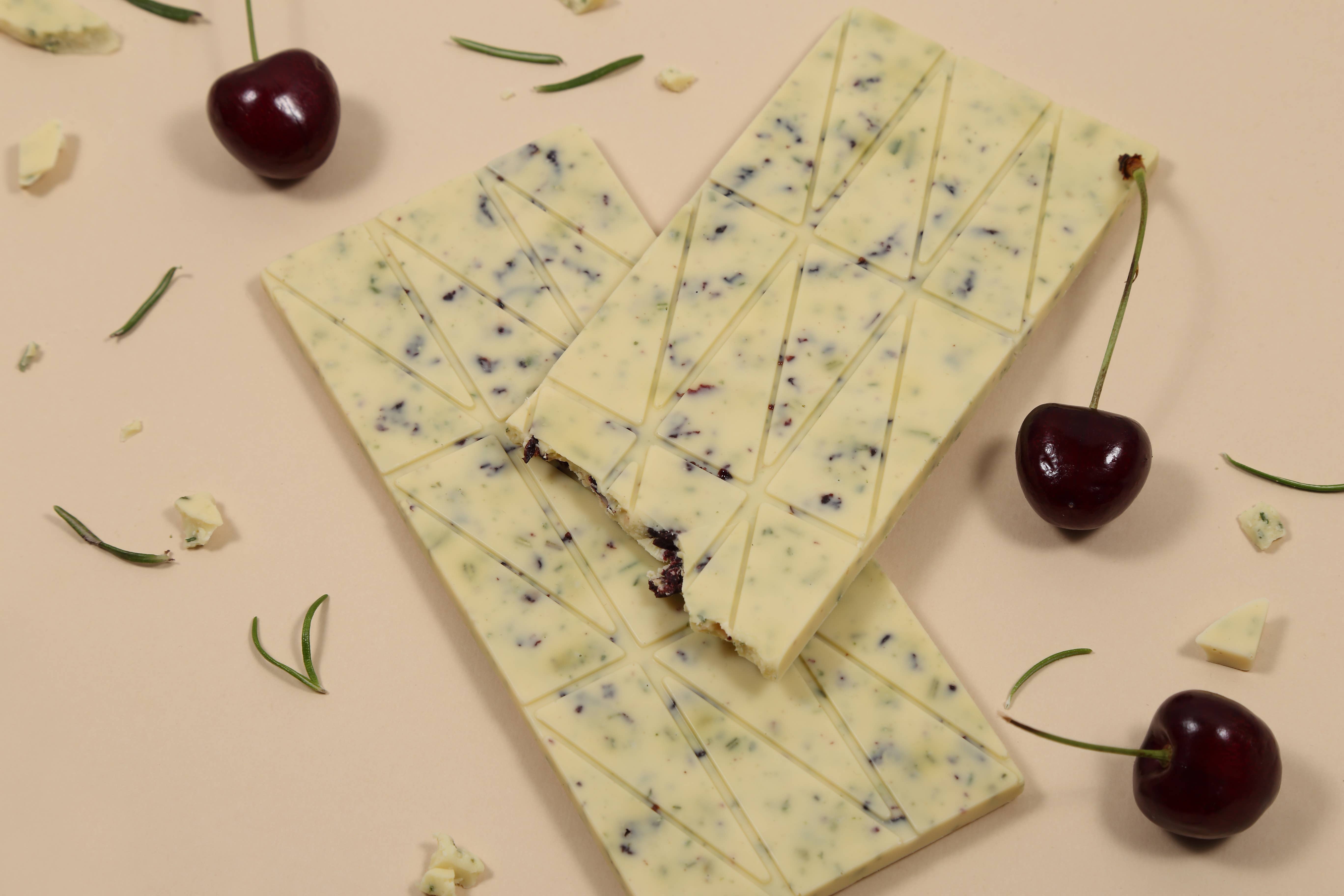 Cadesio - Venta al por mayor Chocolate - Hanami (chocolate blanco, cerezas, romero)1