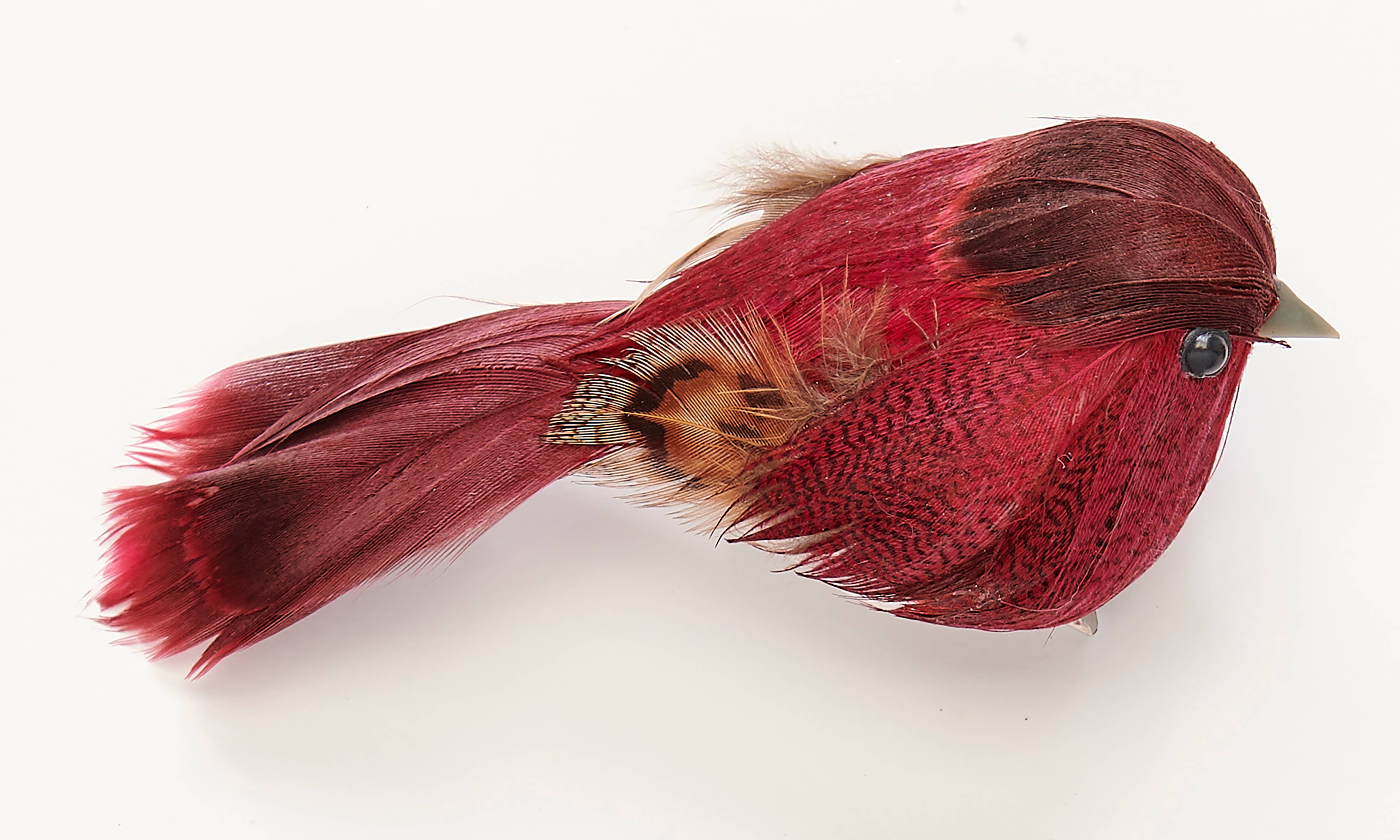 WORTH IMPORTS - Wholesale Christmas Decoration - 4.5" Feathered Bird with Metal Clip0