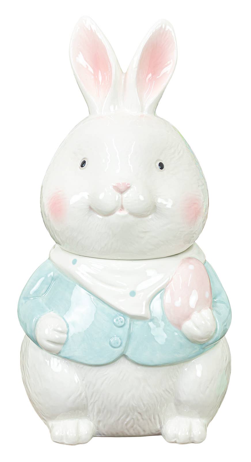 Hanna's Handiworks - Wholesale Cookie Jar - Easter Bunny Cookie Jar0