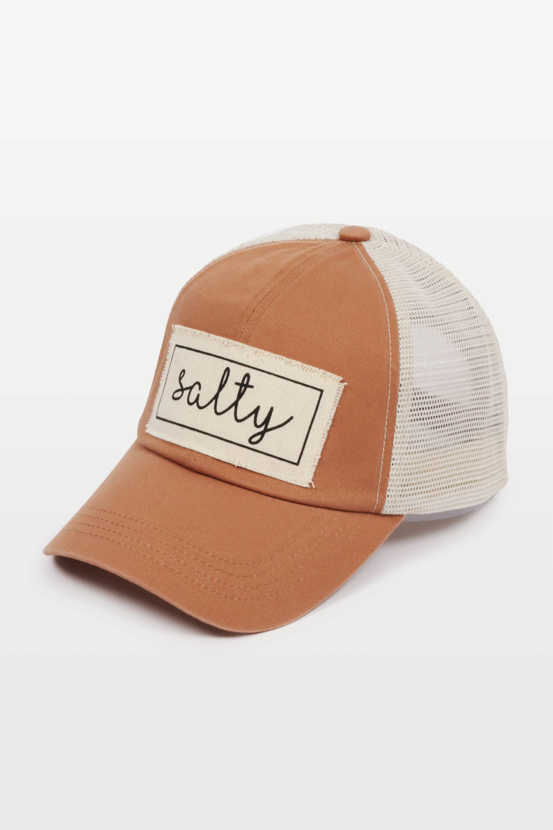 David And Young - Wholesale Baseball Cap - Women's - Salty Canvas Patch Mesh Back Baseball Cap14