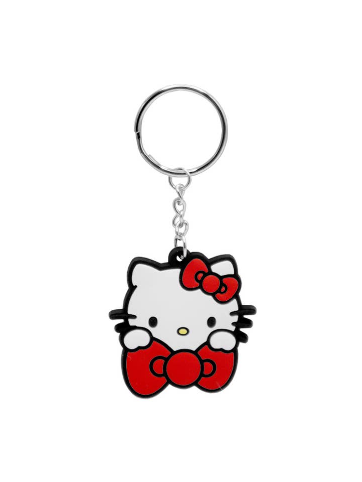 UPD REDHK Hello Kitty Red Bow Keychain/Bag Charm - 12 pcs for wholesale by PINEAPPLE Beauty