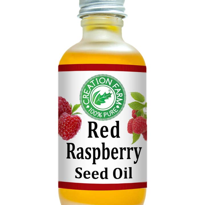 Creation Farm Inc - Wholesale Bath/body oil - Red Raspberry Seed Oil Virgin Cold Pressed 2 Oz Moisturizing Oil With Omega 3 6 9 And UVA UVB Protection 28 To 500